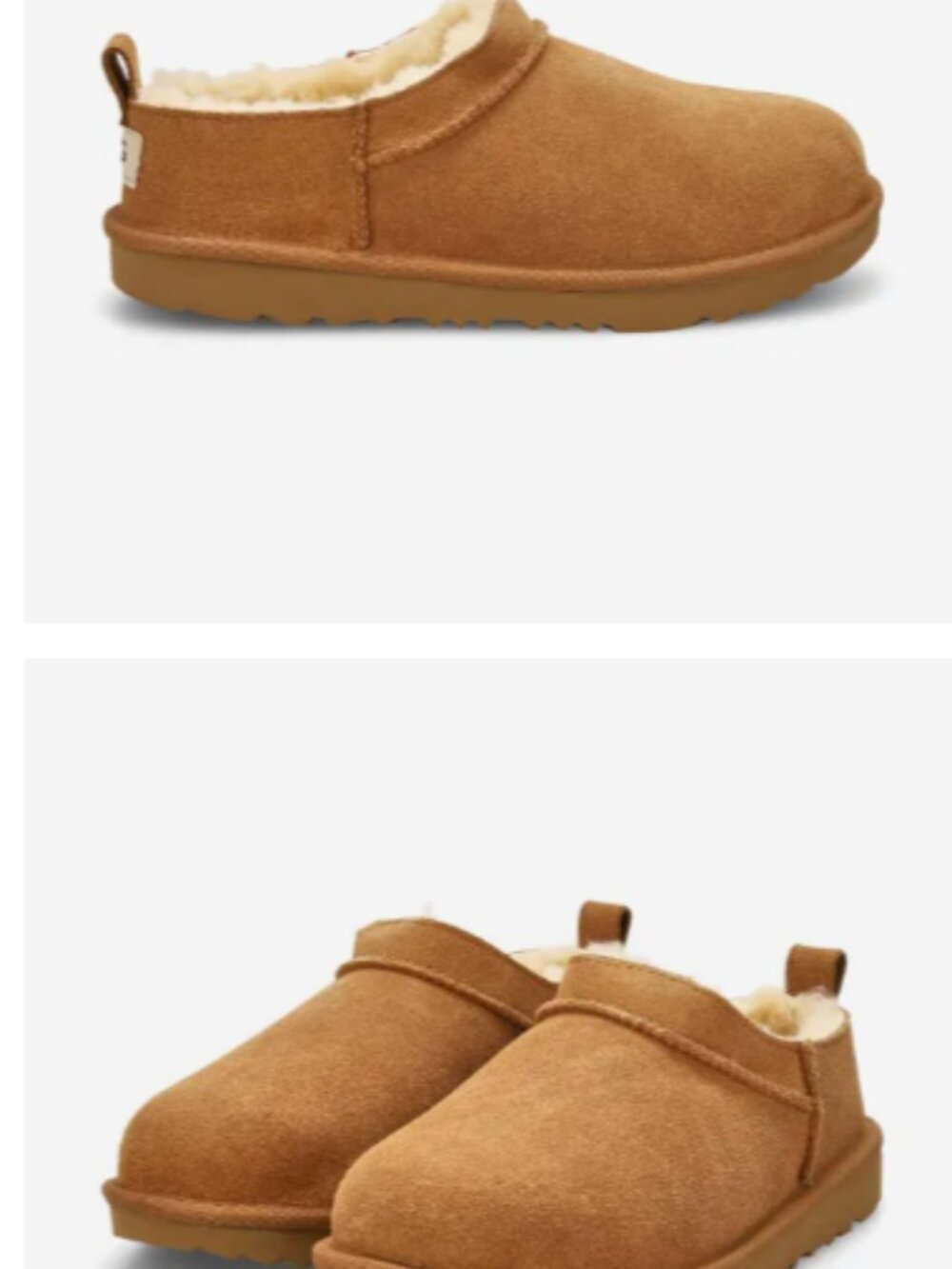 UGG Classic Micro Women's Slipper in Chestnut Brown Size 6